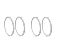Giwnhvx 4 baleines en acier pour couture, baleines à ressort blanches pour la fabrication de robes, jupes, corsets, sous-vêtements (3,3 m)