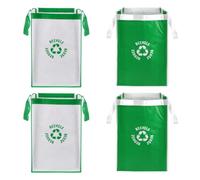 Giwnhvx 4 de Recyclage pour Poubelles de Cuisine à, Organisateur de Tri des Déchets, Paniers Imperméables, Compartiments de Conteneur
