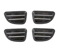 Giwnhvx 4 Pcs pour Sport Montero Sport 16-20 ABS Intérieur Avant Haut Sortie D'Air Couverture Garniture