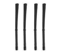 Giwnhvx 4 Pièces Cajon Brush Telescoping Drum Drumes Percussions de Bâtons de Nylon pour Jazz Stick