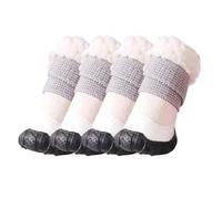 Giwnhvx 4 Pièces Chaussures pour Chien Hiver Confortable Chaud Chien Chihuahua Pluie Neige Bottes Imperméable Extérieur Antidérapant Chiot Baskets B