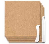 Giwnhvx 4 Pièces de Vitraux de 12 Po X 12 Po, de Travail en Vitrail Résistant à la Chaleur de 1/2 Po D'Épaisseur, Fournitures pour Protéger la Table