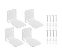 Giwnhvx 4 pièces étagère flottante invisible organisateur de livres flottant accessoires pour rangement intérieur mural étagères en métal pour livres, B