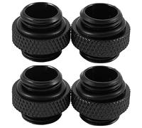 Giwnhvx 4 pièces G1/4 Mini fil extérieur à eau, raccord pivotant pour refroidissement par eau, adaptateur noir