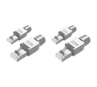Giwnhvx 4 Pièces pour Connecteurs RJ45 CAT7 Prise Réseau Modulaire Outils D'écran pour Installation
