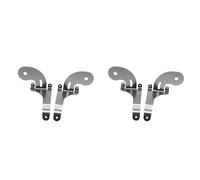 Giwnhvx 4 x support de fixation pour lumière spot grille avant de voiture en acier inoxydable pour Mini R50 R52 R53 2001-2007