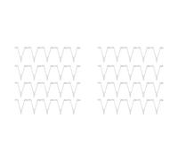 Giwnhvx 40 Pcs Fournitures de Piscine Clip Un V Clip de Fixation pour Télescopique Un Utilisé pour Poignée d'Aspirateur pour Piscine