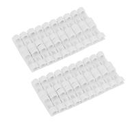 Giwnhvx 40 PCS/Lot Fil Fixation Pince Clip De Fil De Bureau Clip Clear Clips Titulaire Pince Câble Clip Dispositif USB Titulaire Organisateur ()