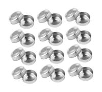 Giwnhvx 400 Pièces Boîte à Bougie en Aluminium Bougeoir Bougie Chauffe-Plat Plat Bougies DIY Boîtes à Bougies Conteneurs Vide Bougie Chauffe-Plat