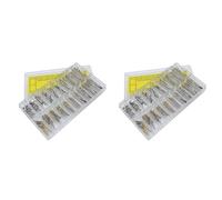 Giwnhvx 400PCS 10-28Mm Bracelet pour Montre Broches Lien Arbre Fixe Acier Inoxydable pour Oreille Brute Boulon pour Montre Ensemble Outils pour Réparation De Main