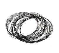 Giwnhvx 40X Collier Tour de Cou Cordon en Metal 1mm Noir