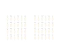 Giwnhvx 48 Pcs Vintage Motel Porte-CléS Bricolage Vierge HôTel Porte-CléS Transfert de Chaleur Vierge Porte-CléS Sublimation en Vrac (Beige)