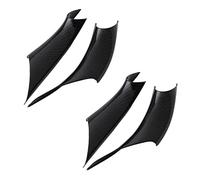 Giwnhvx 4PCS ABS Couvercle de Protection pour Poignée de Porte Intérieure pour 3 4 Série 3 GT F30 F35 2013-2019 Style en Fibre de Carbone