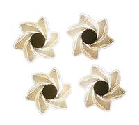Giwnhvx 4PCS Lampe solaire de jardin en acrylique enterrée lampe de jardin pour extérieur, lampe murale imperméable pour décoration murale, A