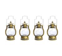 Giwnhvx 4Pcs LED Lanternes Rétro Décoratives pour Fête d'anniversaire Décorative de Noël