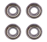 Giwnhvx 4X 6001ZZ Double roulement à billes blindé 28 mm x 12 mm x 8 mm