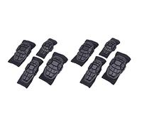 Giwnhvx 4X Ensemble de protections pour enfants Soft Kid Coudières Genouillères pour Balance Bike Skateboard Inline Roller Skate Scooter,S