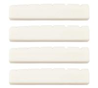 Giwnhvx 4X Guitar Guitare Bridge Ivoire Bone Ecrou Pont Acoustique Saddle