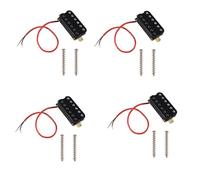 Giwnhvx 4X Guitare électrique Humbucker Pickups Bridge Alnico V Pickup Noir