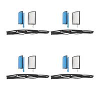 Giwnhvx 4X Kit de Réparation Flap Chauffage Climatisation Une Double Zone pour Voiture 6480E3 pour 407 2004-2016 C5 2001-2008