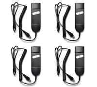 Giwnhvx 4X Remplacement de la TéLéCommande Du Fauteuil ÉLéVateur, PièCes de Rechange pour Fauteuil Inclinable à 5 Broches et 2 Boutons pour Okin Limoss Pride - Droite