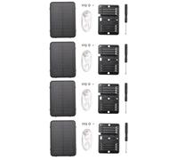 Giwnhvx 4X -V34 Traqueur GPS Solaire Étanche 9000Mah Puissance Mouton Vache Bovins GSM WiFi Suivi Voix Sos Plate-Forme sans Alarme