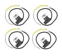 Giwnhvx 4X W11307244 W10682535 Remplacement 'Interrupteur de Verrouillage Couvercle De Rondelle (3 Fils) Convient pour, Ensemble de Verrouillage de Porte Couvercle de Machine à laver
