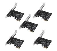 Giwnhvx 5 adaptateurs Pcie pour carte d'extension Pci Express III 6G Sata3.0 de Pci Express A Sata3.0