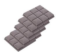Giwnhvx 5 pièces 300 x 300 x 50 mm Acoustic Wedge Studio Mousse phono-absorbante Panneau de Traitement d'absorption acoustique Tuile grise