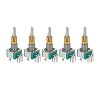 Giwnhvx 5 x EC11EBB24C03 Double encodeur avec interrupteur 30 Positionnement Numéro 15 Poignée Point d'impulsion 25 mm