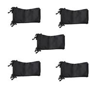 Giwnhvx 50 lunettes de soleil noires sac pour lunettes de vue en tissu 7,1 x 3,5 pouces chaud