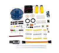 Giwnhvx 51 MCU Smart Car Évitement d'obstacles à ultrasons Suivi de voiture à distance Robot programmation DIY Car Kit