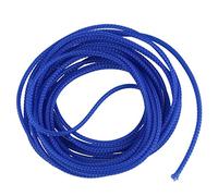 Giwnhvx 5M 4mm Cable tresse Cable gaine Manche manchon Harnais Bleu