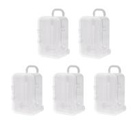 Giwnhvx 5X Blanc Mini Rouleau Voyage Valise Boite de Bonbons Personnalite Creatif Mariage Boite de Bonbons Valise Trolley Boite de Bonbons Jouet Petite Boite de Rangement