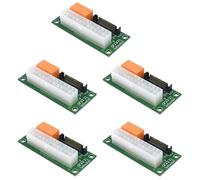 Giwnhvx 5X Carte d'alimentation Double Adaptateur d'alimentation Multiple Alimentation Add2Psu avec Connecteur ATX 24Pin à 4Pin pour