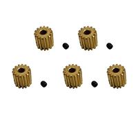 Giwnhvx 5X Engrenage Moteur En Métal QWJ05 pour Xinlehong Q901 Q902 Q903 1/16 RC Pièces Auto Accessoires