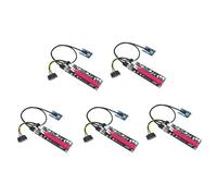 Giwnhvx 5X Mini PCIe Un PCI Express 16X Riser pour Ordinateur Portable Carte Graphique Externe BTC Miner MPCIe Un PCI-e Slot Mining Card