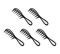 Giwnhvx 5X Peigne en Plastique de à Dents Larges DéMêLant Cheveux BoucléS Salon de Coiffure Peigne Massage pour Outil de Coiffure pour Cheveux BoucléS