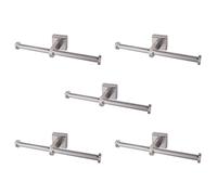 Giwnhvx 5X Porte Rouleau de Papier Toilette en Acier Inoxydable Porte Papier Toilettes Un Double Porte Papier Toilette Un Mur pour Salle De Bains