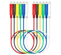 Giwnhvx 6 câbles de test magnétiques en silicone, câbles de test flexibles pour ponts, capteurs souples, interrupteurs, câbles de test pour tester 30 V CA/5 A 20 AWG