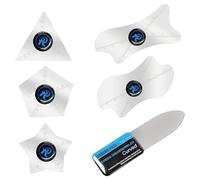 Giwnhvx 6 Pièces/Ensemble Outil D'Ouverture de Réparation de Lame de Levier Incurvée en Acier Inoxydable Professionnel Ultra-Mince de 0,1 mm