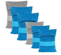 Giwnhvx 6 pièces pour enlever le sable de plage, sac pour enlever le sable, le nettoyant pour sable de plage, les sacs à poussière pour enlever le sable de la plage