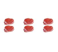 Giwnhvx 6 Pièces Séries Faux Cuit de Porc Frais Simulation Réaliste Viande Nourriture Armoires de Cuisine Décoration de Bureau Accessoires de Photographie Affichage