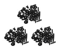 Giwnhvx 60 Pcs 7 mm Trou Clips Push- Plastique Vis Rivets Carénage Panneau Fixations