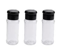 Giwnhvx 60 Pcs/Set 100 Ml Épices Shaker Pot D'assaisonnement Noir peut Bouteille Barbecue Assaisonnement Outil Gadgets de Cuisine
