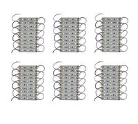 Giwnhvx 60 pièces 5050 SMD 3 LED Module LED Strip String Light Étanche DC 12 V Blanc