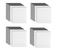 Giwnhvx 60 PièCes Auto-AdhéSif 3D Brique Autocollant Bricolage ÉTanche Mousse Papier Peint Chambre Cuisine Toit Plafond Fond Autocollants Muraux-A