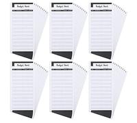 Giwnhvx 60 Pièces Noir Module De Suivi Des Dépenses Traqueur De Dépenses Module Enveloppe Classeur Budget pour Usage Personnel et Commercial