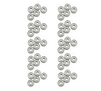 Giwnhvx 606Z Lot de 50 rainures profondes miniatures en métal 6 x 17 x 6 mm