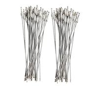 Giwnhvx 60Pcs Acier Vis de Verrouillage de Fil Câble Accessoires de Plein Air